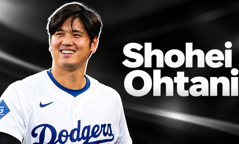 Shohei Ohtani Los Angeles Dodgers two-way baseball player